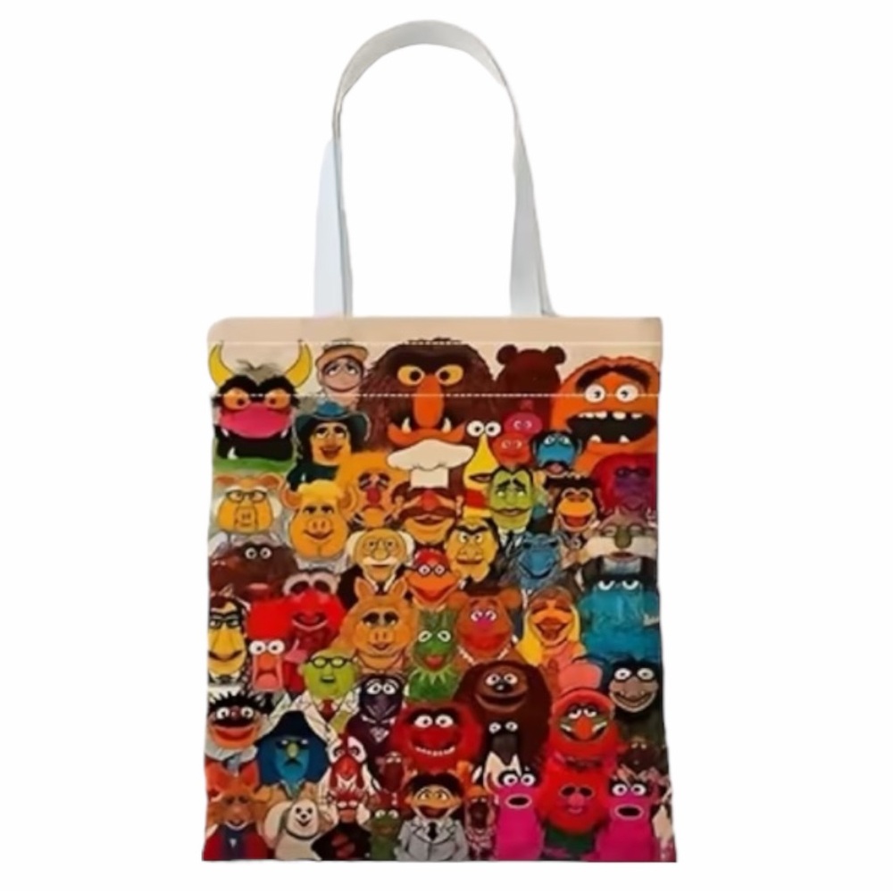 Colorful The Muppet Show Character Tote Bag NWT